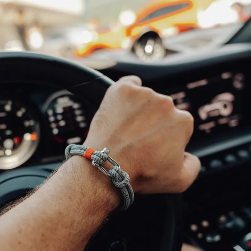 Gray Rope Bracelet